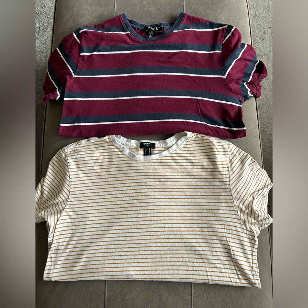 2 Shirts by Forever 21 Size S/M